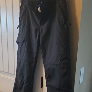 SLALOM Black Snow Pants Size: L (10-12) CHILD.